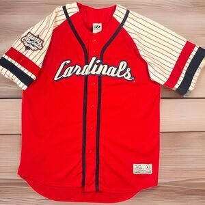 Saint Louis Cardinals MLB Jersey‎ Shirt Button Up Men's Lg Dynasty Club Series